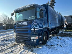 автофургон SCANIA R380 6x2 Koffer + félpótkocsi + HF ( italszállító) + прицеп