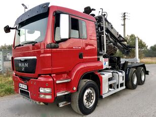 лесовоз MAN TGS 33.480 KM 6x4 dzwig EPSILON S300L Euro 5