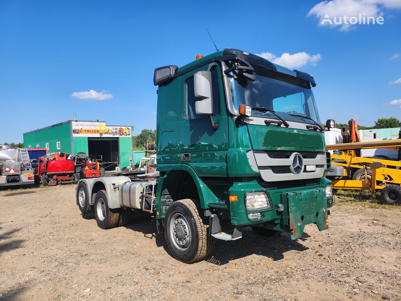 Купить грузовик шасси Mercedes-Benz ACTROS MP3 2644 6X4x4 3341 6X6 GG 80TON  czołownica do pługa Польша Nowe Iganie, DD40416