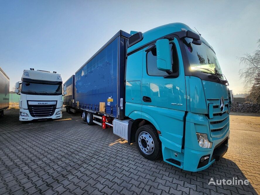 грузовик штора Mercedes-Benz Actros 2542 + прицеп штора