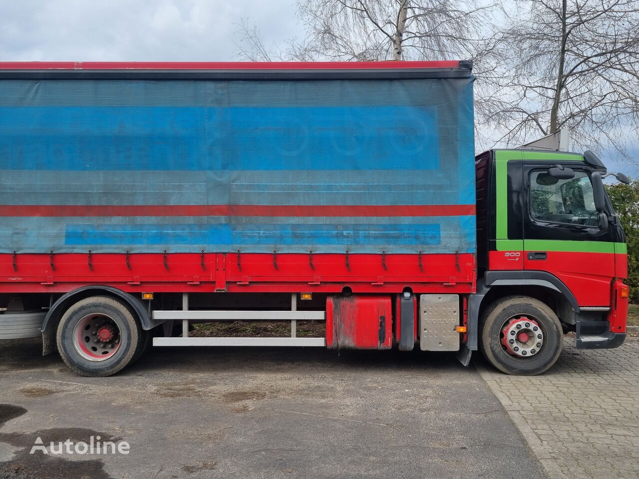 грузовик штора Volvo FM300