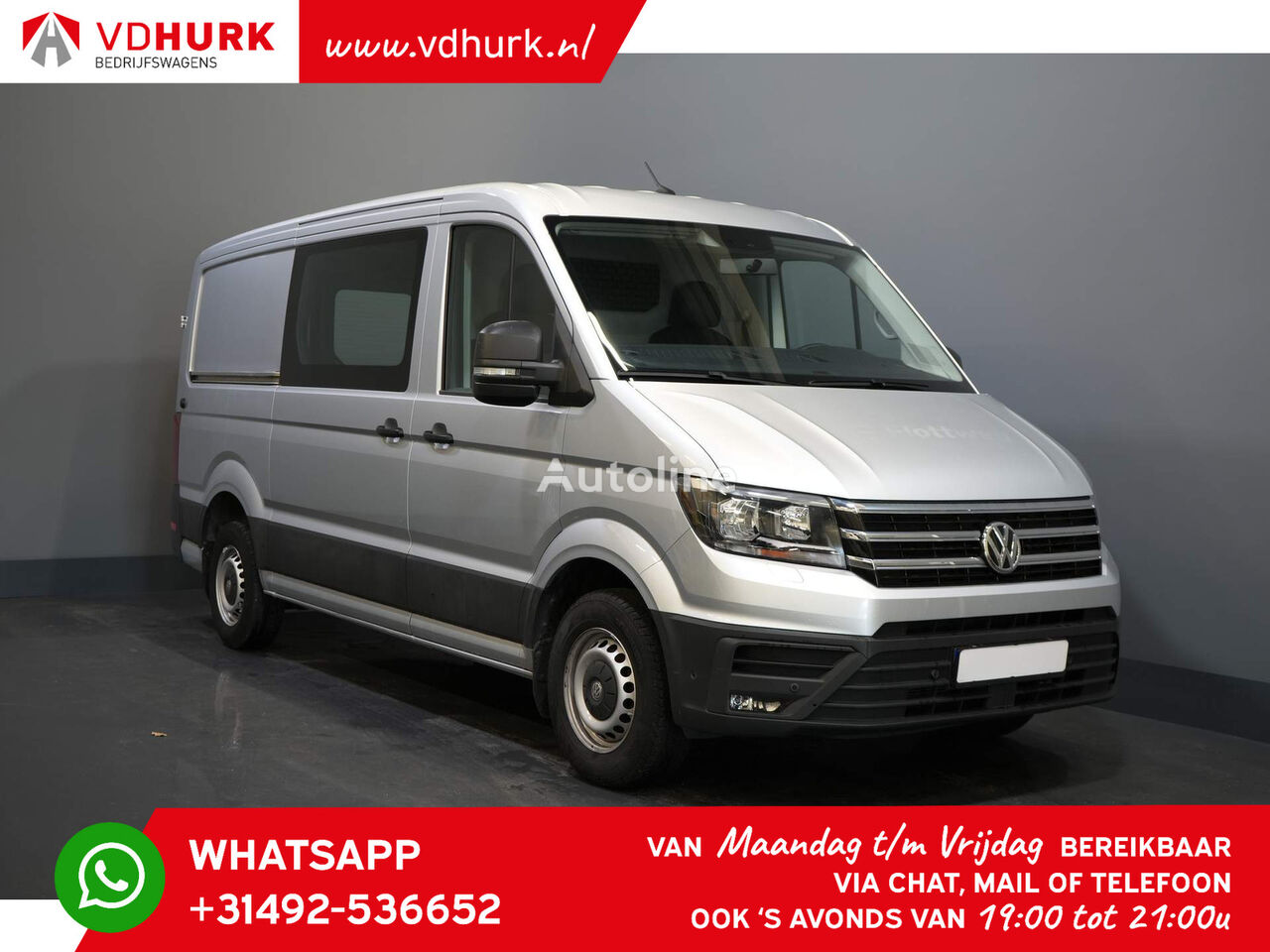 микроавтобус фургон Volkswagen Crafter 35 2.0 TDI L3H2 140 pk Aut. DSG Adapt.Cruise/ Standkache