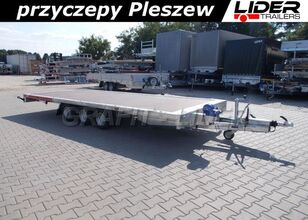 новый прицеп низкорамная платформа Temared TM-174 przyczepa 511x215x30cm, Carplatform 5121/3S, 3 osiowa, la