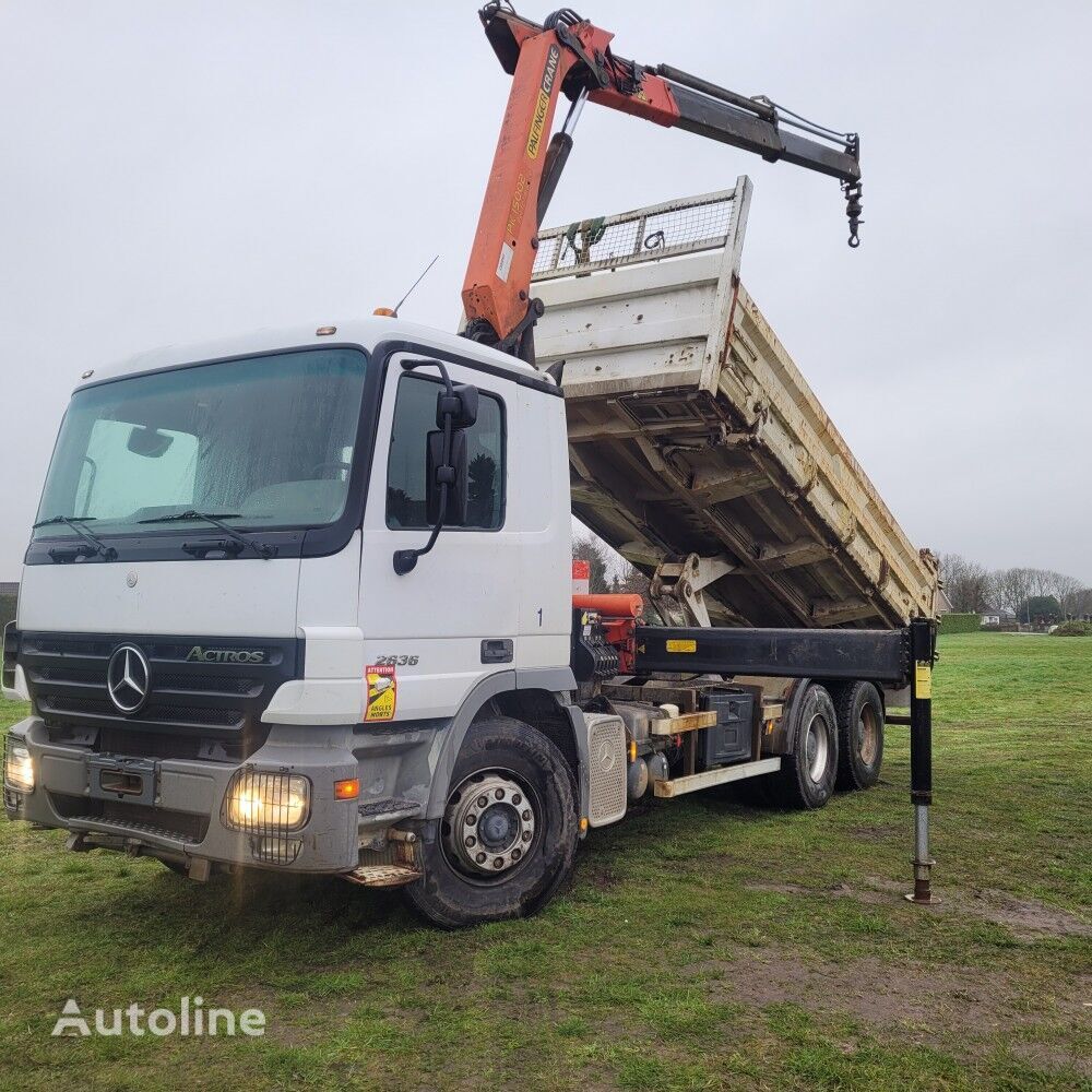 самосвал Mercedes-Benz ACTROS 2636 6X4 Palfinger 15002 remote