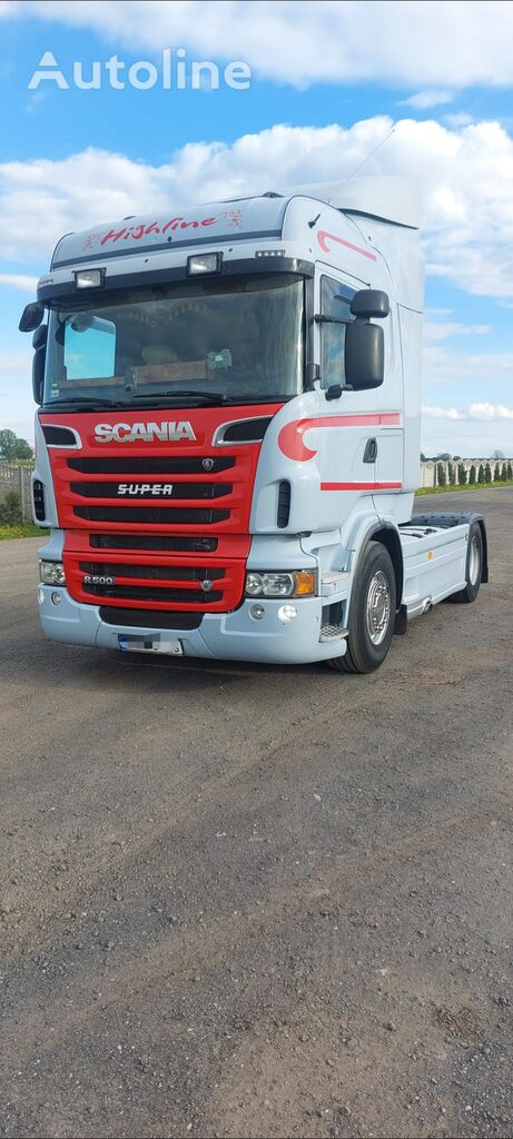 тягач Scania R500 2011. HIGHLINE / ALL spoiler. / Super condition