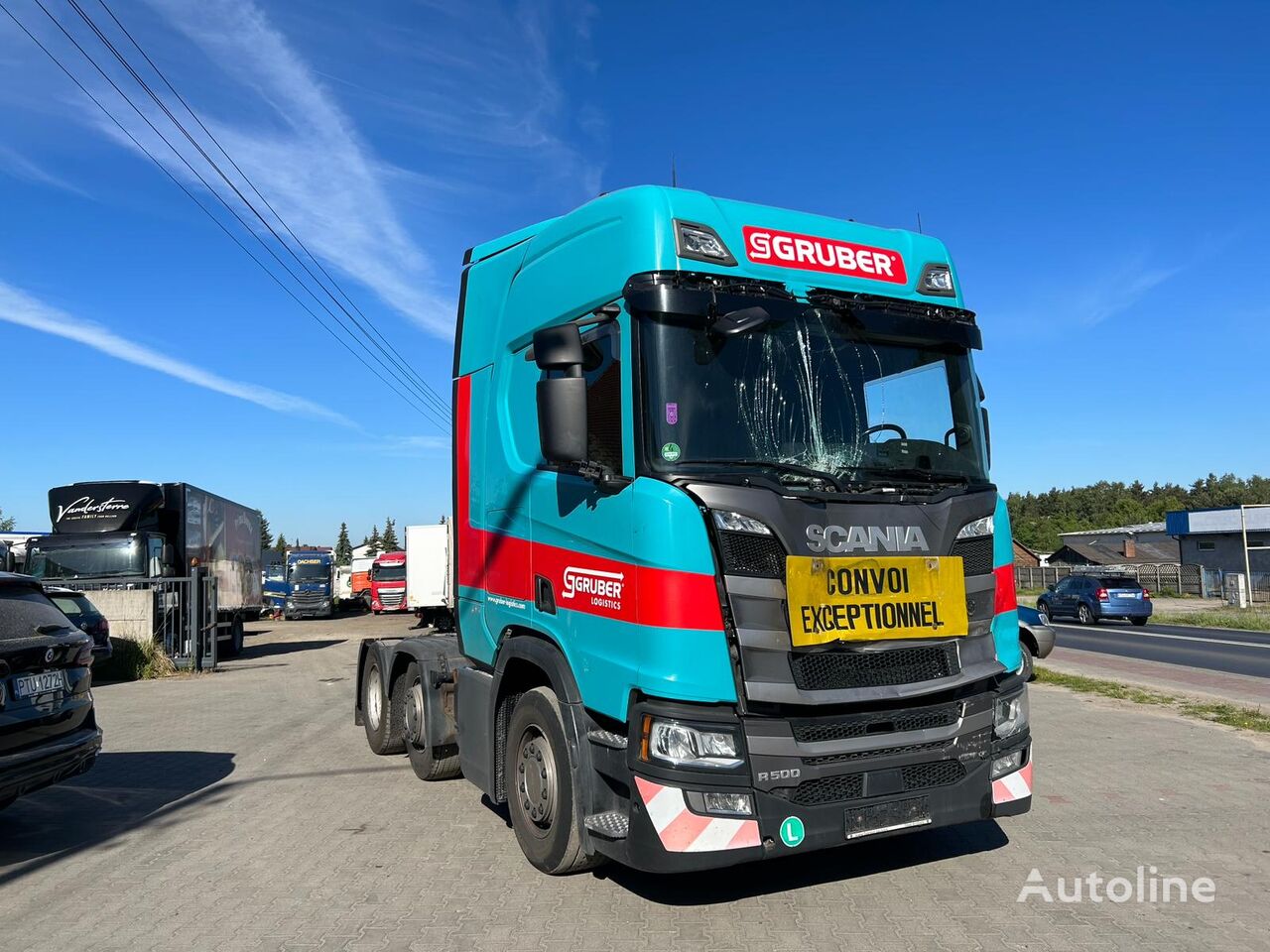 тягач Scania R500 6x2 // 2018r // 581 tys km после аварии
