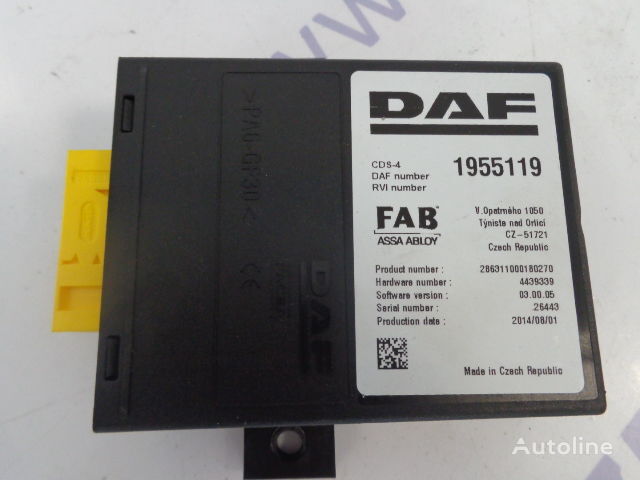 блок управления DAF CDS4 FAB control unit 1955119 для тягача DAF XF106